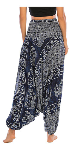 Pantalones Para Mujer, Estilo Hippie, Bohemio, Pijama, Estam