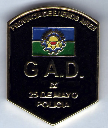 Distintivo Gad Policía Bs.as. 25 De Mayo