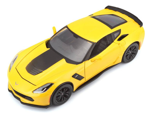 Auto Corvette Z6 Amarillo Coleccion 1:24 Maisto Envio Gratis