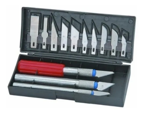 Set Cuchillo Cartonero 13 Pcs Presición Maqueta, Trabajo