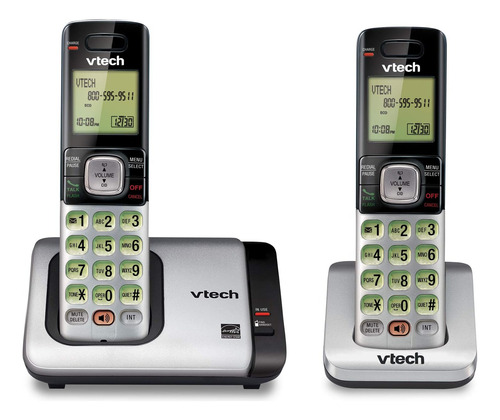 Vtech Cs6719-2 Teléfono Inalámbrico Expandible De 2 Auricula