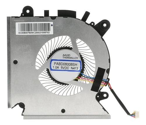 Ventilador De Refrigeración De Cpu Para Msi Gf63 Ms-16r1 Ms-