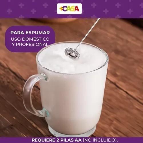 Batidor Espumador Eléctrico Café Leche Espuma Cremas Cocina