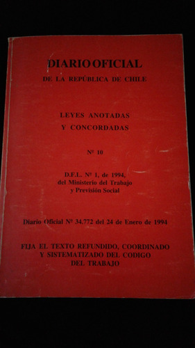 Diario Oficial De La Republica De Chile N° 10  1994 C1