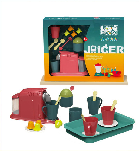 Juguete Set Cafetera Para Niños 24pz Con Accesorios Oferta