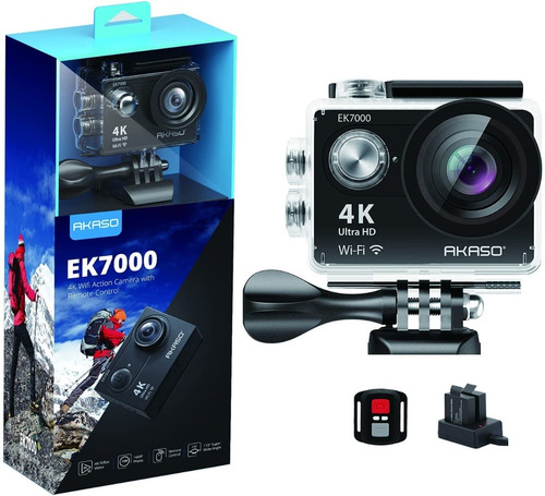 Imagen 7 de 7 de Videocámara Sumergible Dv Con Wifi Aakaso Ek7000 4k Action C