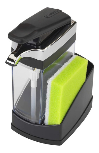 Imagen 1 de 2 de Dispensador Jabon Con Esponja Para Fregadero Casabella Skin