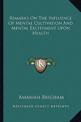 Libro Remarks On The Influence Of Mental Cultivation And ...