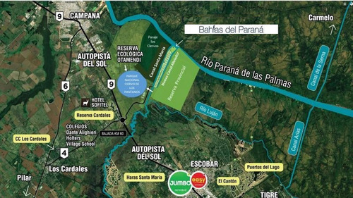 Imagen 15 de 16 de Venta Lote En Bahías Del Paraná - Chacra 4000 M2