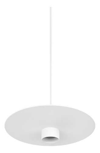 Luminária Pendente Redondo De Teto 25cm Cozinha Bancada M558 Estrutura Branco 127/220v