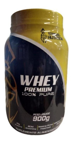 Whey Premium 100% Pure Strong Nutrition Morango 900g