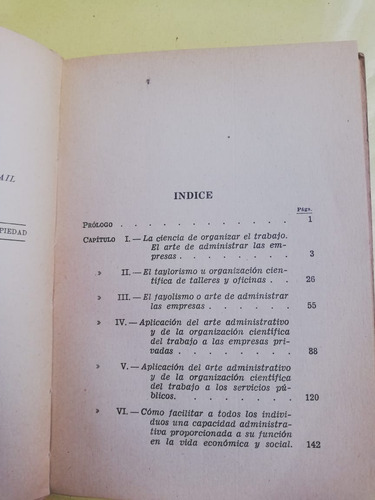 La Organización Cientítifica Del Trabajo Juan Pablo Palewski (Usado)