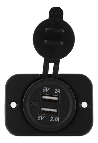 Cargador De Coche Usb Dual 12v Puerto Enchufe Encendedor Div