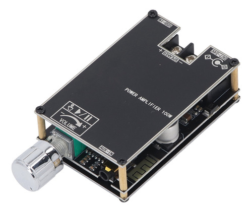 Módulo Amplificador Bt Dc 724v Monocanal 100w Aux Usb