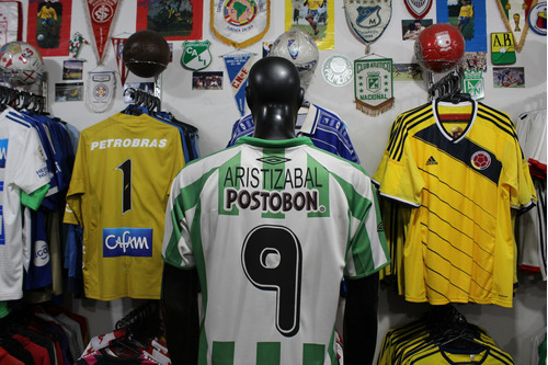 Camiseta Atletico Nacional 2007 #9 Aristizabal Talla M 