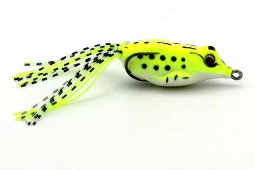 Kit Com 5 Isca Artificial Sapo Frog Anti Enrosco Para Traira