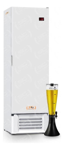 Cervejeira Porta Sólida Vcc400s Branca 220v E Chopeira 3,5l Cor Branco