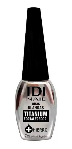 Idi Esmalte Titanium Fortalecedor C/ Hierro Uñas Blandas 7ml