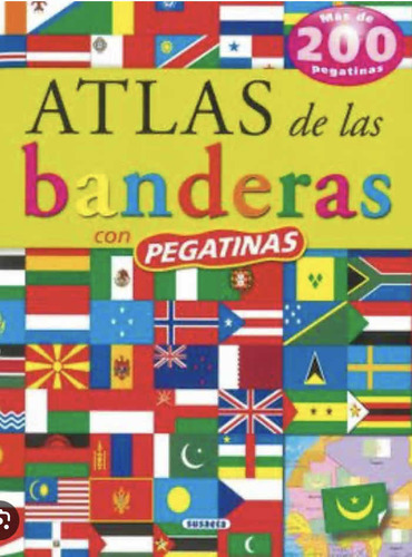 Libro Con Pegatinas - Banderas