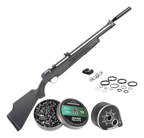 comprar Rifle Pcp Aztk V-raptor Polimero Regulado Cal 5.5 + Diabolos