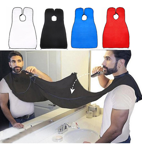 Babero De Afeitado De Barba Babero De Barba Delantal Blanco