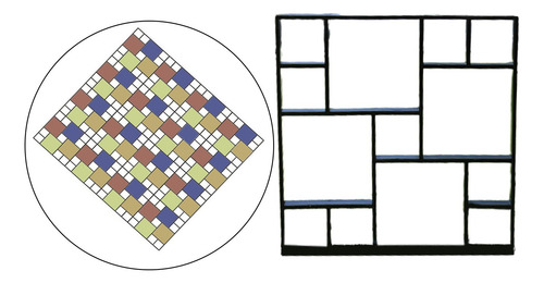 Moldes Para Concreto Estampado, Hormigón Pavimentadora Patio
