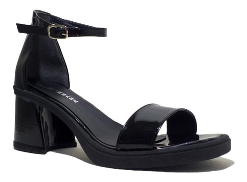 Imagen 3 de 5 de Sandalias Urban Black Charol
