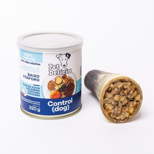 Imagem 3 de 8 de Ração Úmida Pet Delícia Control Baixo Fósforo Cães 320g