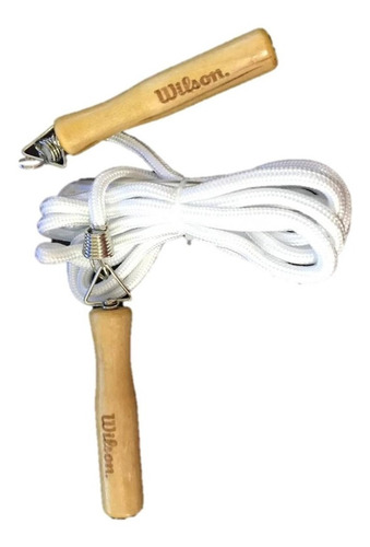 Cuerda Con Salto Nylon Mangos De Madera Wilson