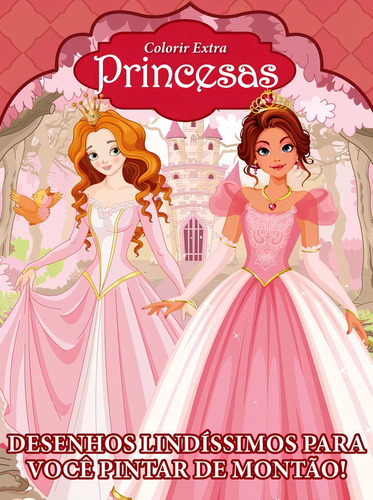 Livro Princesas - Colorir Extra De Ibc Vol 2 On Line Editora Capa Mole Edição 2 Em Português 2020