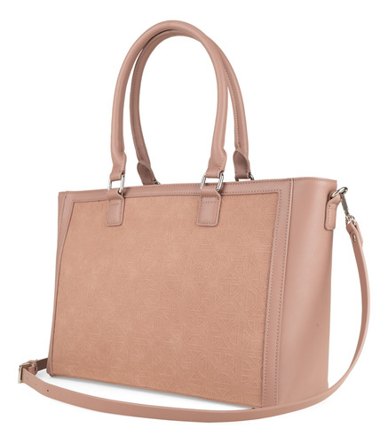 Bolsa Tote Cloe Oreli Grande Color Nude