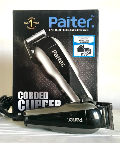 Kit Maquina De Cortar Pelo Paiter + Trimmer Nariz Orejas