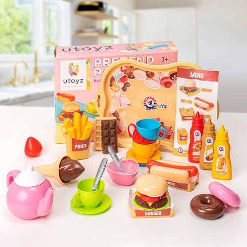 Set De Utensilios De Cocina Y Comida Para Niños, 79 Piezas