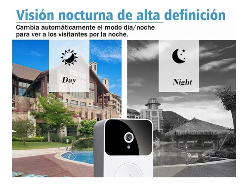 Timbre Cámara Wifi Seguridad Video Inalámbrico Smart