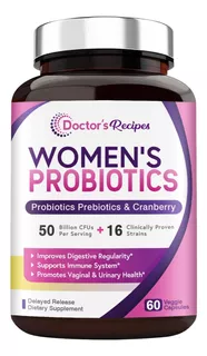 Probioticos 20 Cepas Mujer Women Prebioticos Y Cramberry