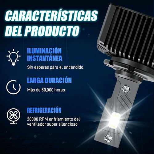 Par Faros Led Para Hid Xenón D3s/d3r/d3c 160w 24000lm 6000k