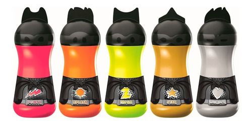 Témperas Maped Superheroes X5 Fluo Plateado Dorado Educando