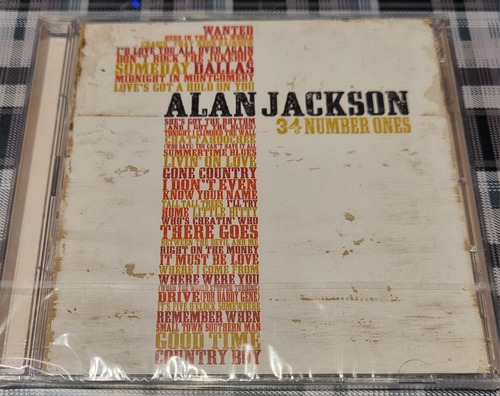 Alan Jackson - 34 Number Ones - 2 Cds Import News Sellado