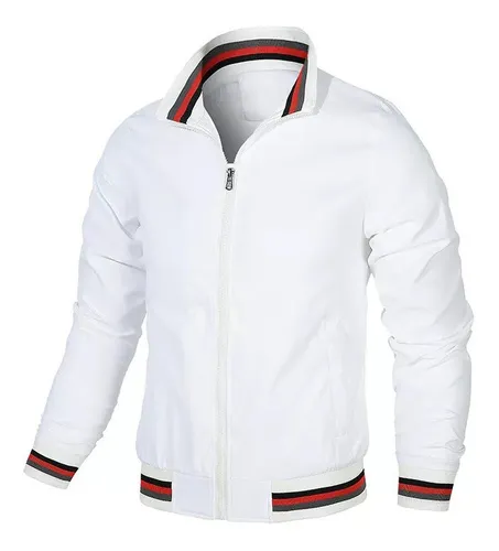 Chamarra blanca online hombre