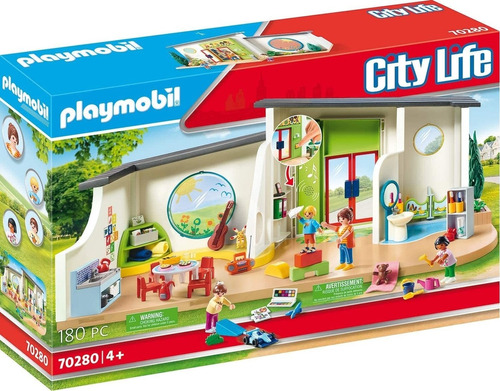 Playmobil City Life 70280 Guardería Arcoíris Con Luz Y Sonid
