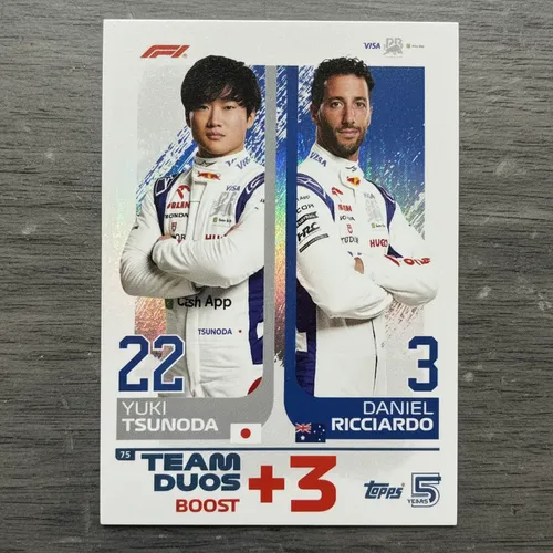 Daniel Ricciardo Card Team Boost Topps Turbo Attax Fórmula 1