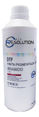 Tinta Para Impresão Em Dtf  Branco 1 Litro