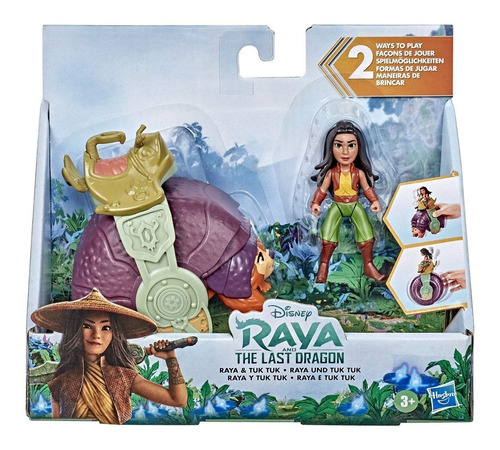 Disney Princesas Raya Y Tuk Tuk Mini Figuras Hasbro