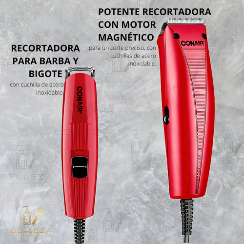Conair Kit Peluquería 2en1 Máquina Recortadora Cabello Barba