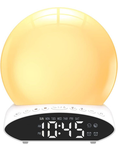 Multifunctional 4 In 1 Fm Radio Wake Up Light Alarm Clock