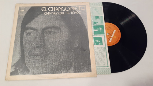 El Chango Nieto Cada Vez Que Te Quiero 1974 Arg Vinilo