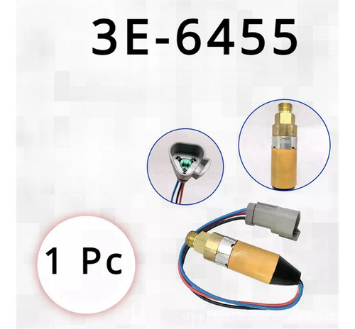 Sensor De Presión De Aceite De Excavadora 3e-6455 3e6455 Par