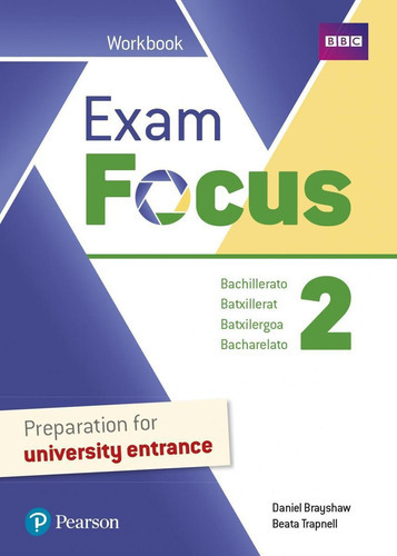 Exam Focus 2 Workbook Print, De Brayshaw, Daniel / Michalowski, Bartosz. Editorial Longman, Tapa Blanda En Inglés, 2021