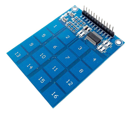 1 Pieza Teclado 4x4 Botones Touch Tactil Ttp229 Capacitivo A