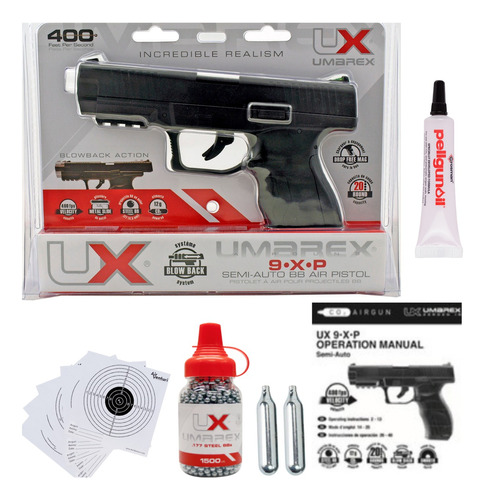 Marcadora Co2 Umarex Blowblack 9xp 40x Bbs .177 Xtreme